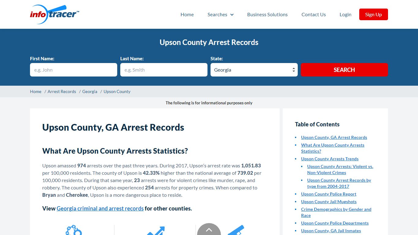 Upson County, GA Arrests, Jail Inmates & Mugshots - InfoTracer